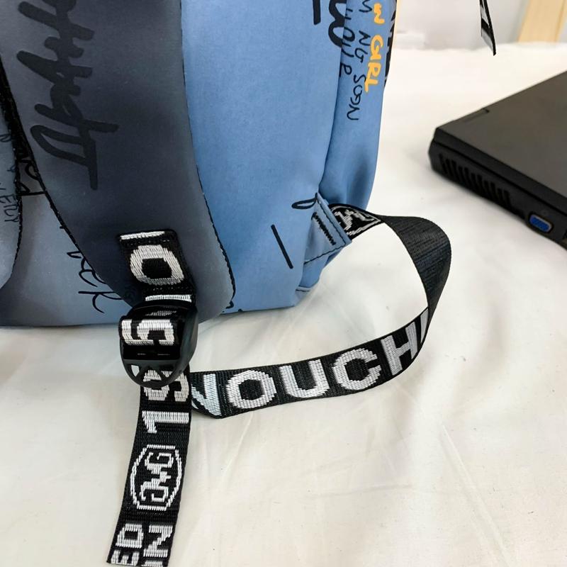 Large Capacity Student Schoolbag Unisex Printed Backpack