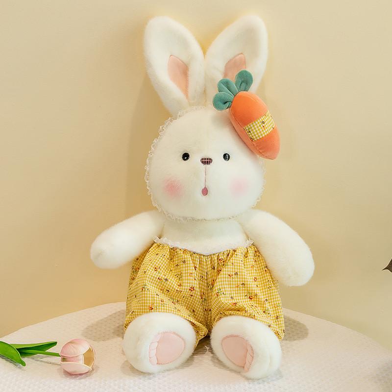 Adorable Warm Sun Fruit Rabbit Plush Toy Soft Stuffed Doll For Kids Bedtime Gift
