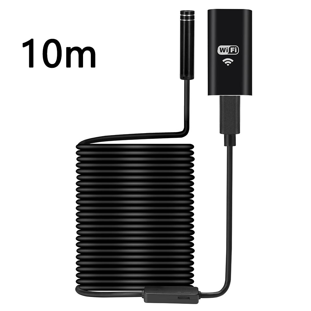 

YPC100 10m Hard Wire WiFi Borescope 8mm Camera Lens Cell Phone Inspection Endoscope Type A