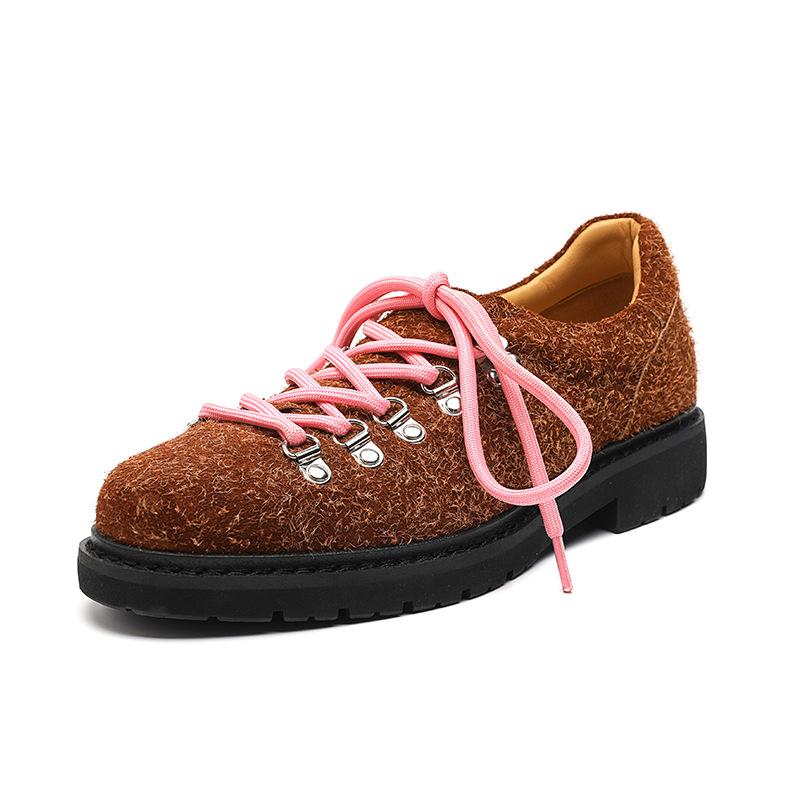 

Нишевый дизайн, уличная повседневная кожаная обувь, мужская осенняя новинка, туфли дерби для альпинизма, модная трендовая обувь 66593-R 39 жёлтый