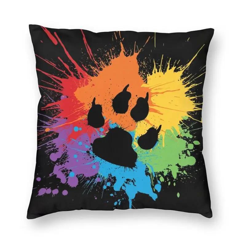 Nordische Gay Pride LGBT Regenbogenflagge Sofakissenbezug Weiche LGBTQ Lesben Wurfkissenhülle Für Wohnzimmer Heimdekoration