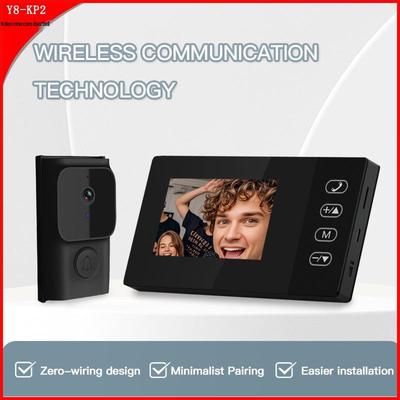 Y8 Smart Video Doorbell: Home Use, Display Screen, Wireless Two-Way Talk, HD Video Surveillance.