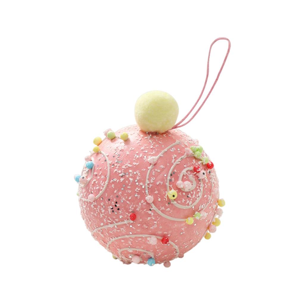 Weihnachtskugel Ornament Dekorative Kugeln Leichte Schaumstoffkugel Anhänger Tropfen für Bauernhaus Schlafzimmer Geburtstag Feiertag Hochzeit