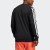Adidas Decorate Cr Basketball Casual Sport Stripe Crew Neck Long Sleeve Sweatshirt Men Tops Black GU0507