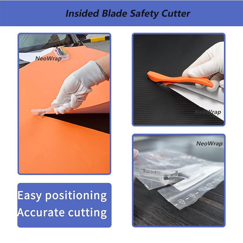 Multipurpose Vinyl Film Cutter - Safety Hidden Blade Tool for Gift Wrapping & Car Wrapping