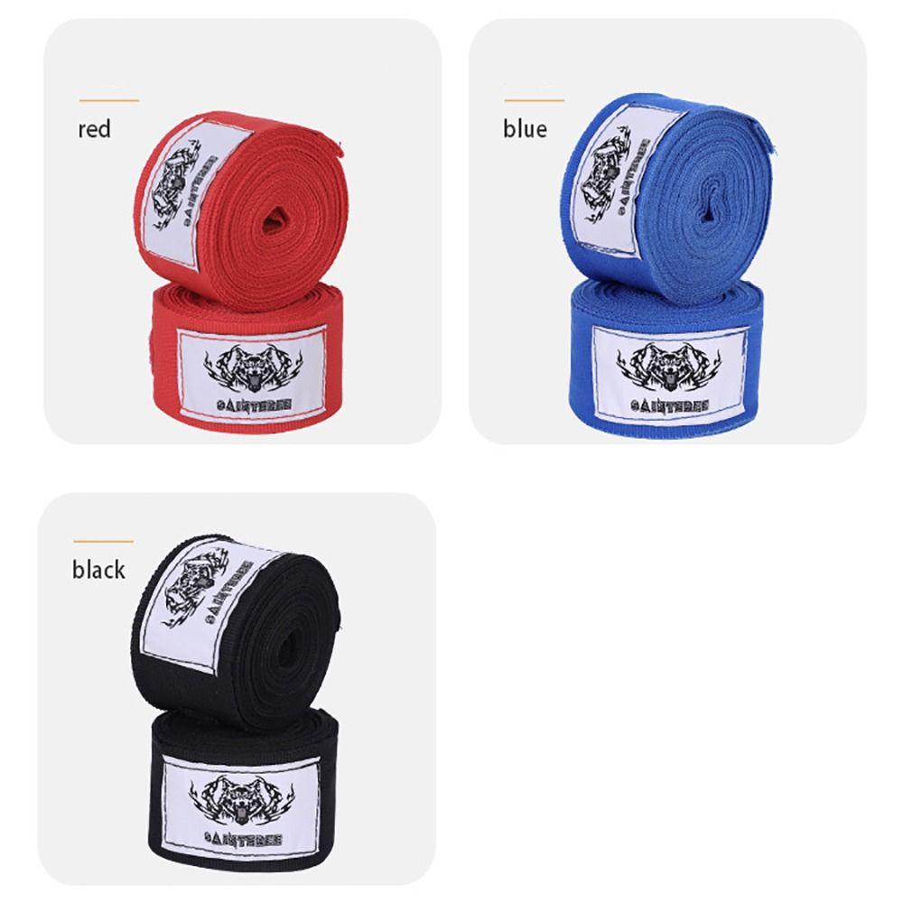 2 buc Bandaje Box Poliester Negru Roșu Albastru Bandaj de Mână Box Mănuși Box Articole Sportive
