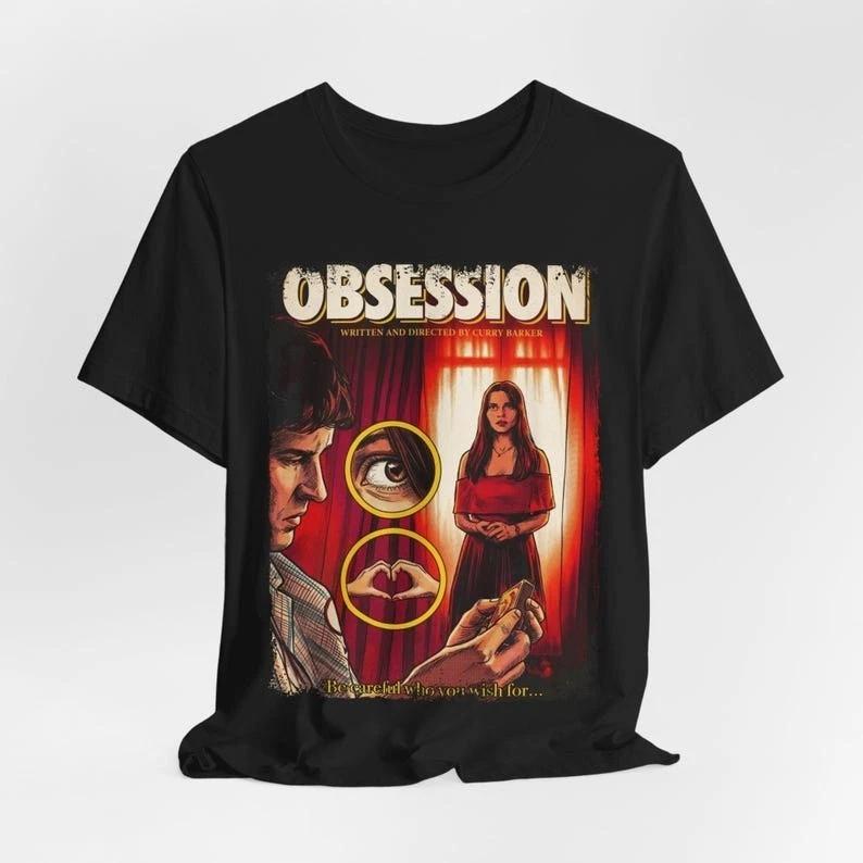 Obsession Movie T-shirt - Vintage Horror Movie Unisex T Shirt S