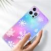 Case For Apple iPhone 14 13 11 Pro 12  7 8 Plus SE 2022 XR X XS Max 6 6S Clear Silicone Phone Cover Winter Snow Merry Christmas