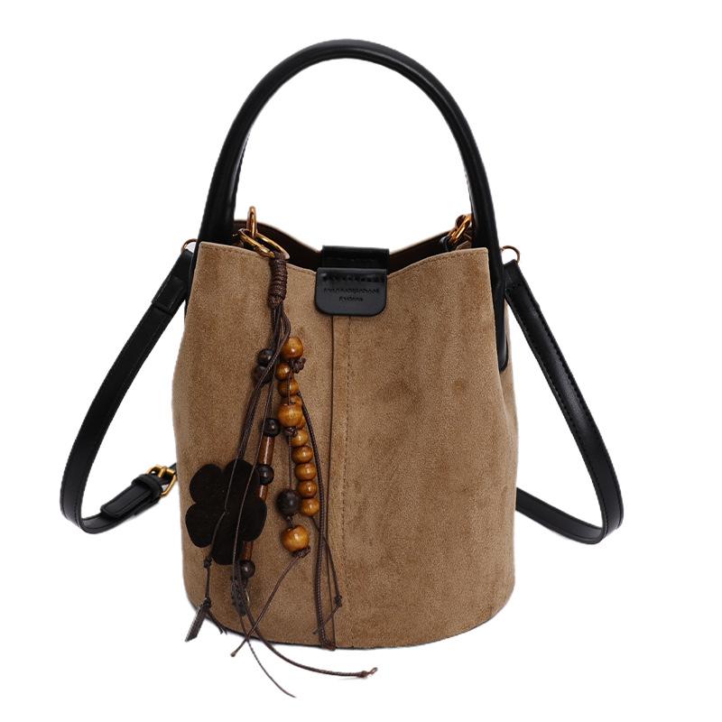 Bucket Bag, High Appearance Level, Fashionable Hand-held Vegetable Basket Bag, Casual Single-shoulder Crossbody Bag