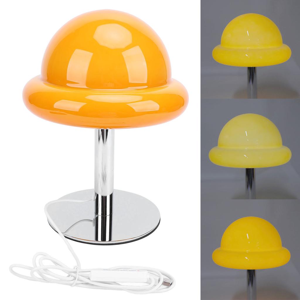 Mushroom Table Lamp Cute 3 Color Dimmable En gy Saving Desk Mushroom Ambient Light for Bedside Decoration