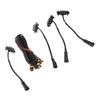 4pcs LED Front Grille Light Smoked Lens with Wiring Harness Kit Fit for Tacoma 16‑19