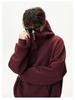 Unisex Heavyweight Half-Zip Hoodie with 3D Panel & Stand-up Collar for Autumn/Winter