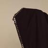 Spicy Style Black Halter Neck Backless Camisole with Pleats & Rivet Accents