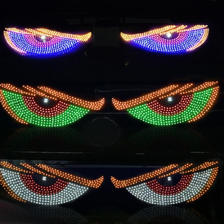 Flexible Devil Eye Decorative LED Light Sign For Creating Enchanting Atmospheres Modern Interiors Creative Indoor Spaces