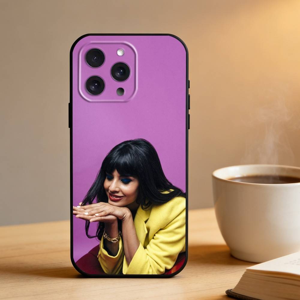 J-Jameela Jamil Phone Case For iPhone 17 16 15 14 13 12 Max Plus Silicone Black Cover