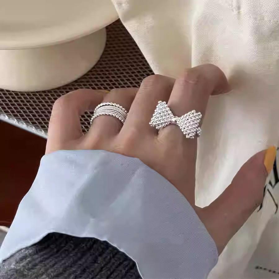 And Unique Elegant Copper Butterfly Knot Ring For Women Versatile Open Design Perfect For Lovers Fashion