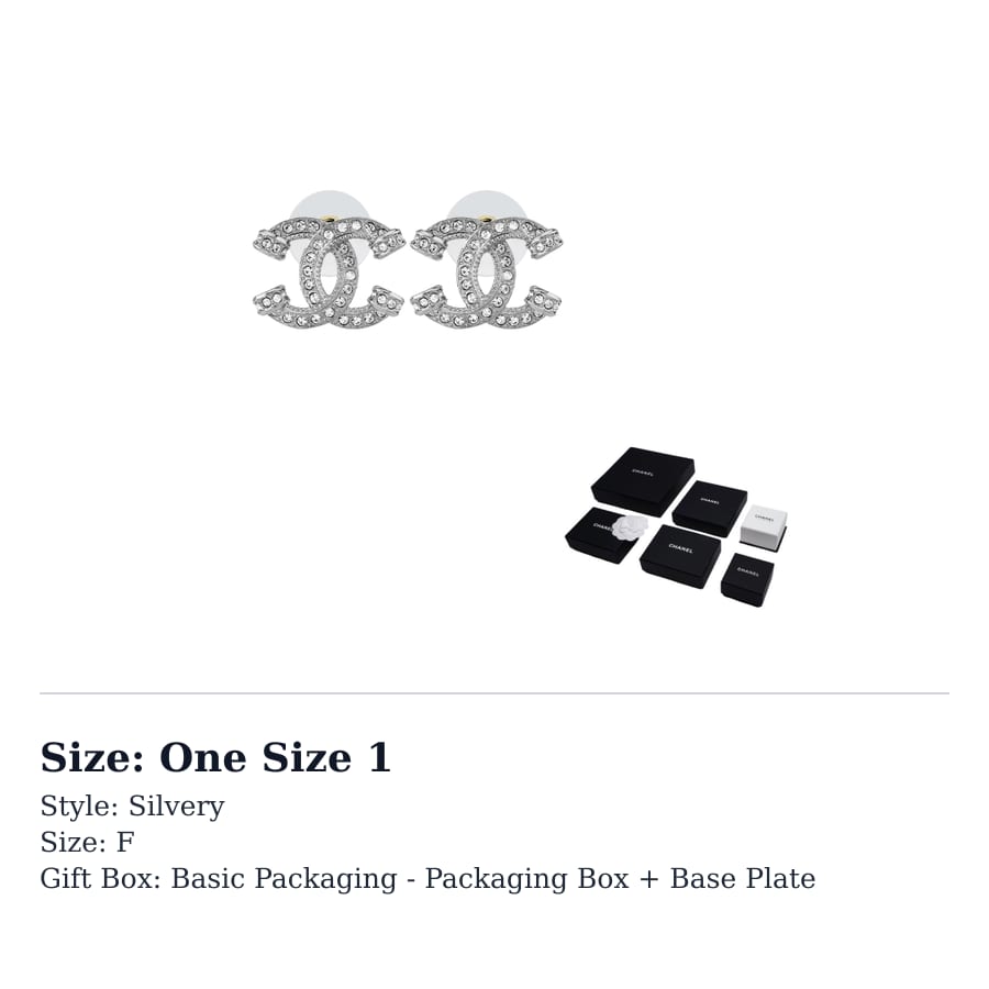 CHANEL 23P SS Earrings Women's ABA322-B10497-NN043