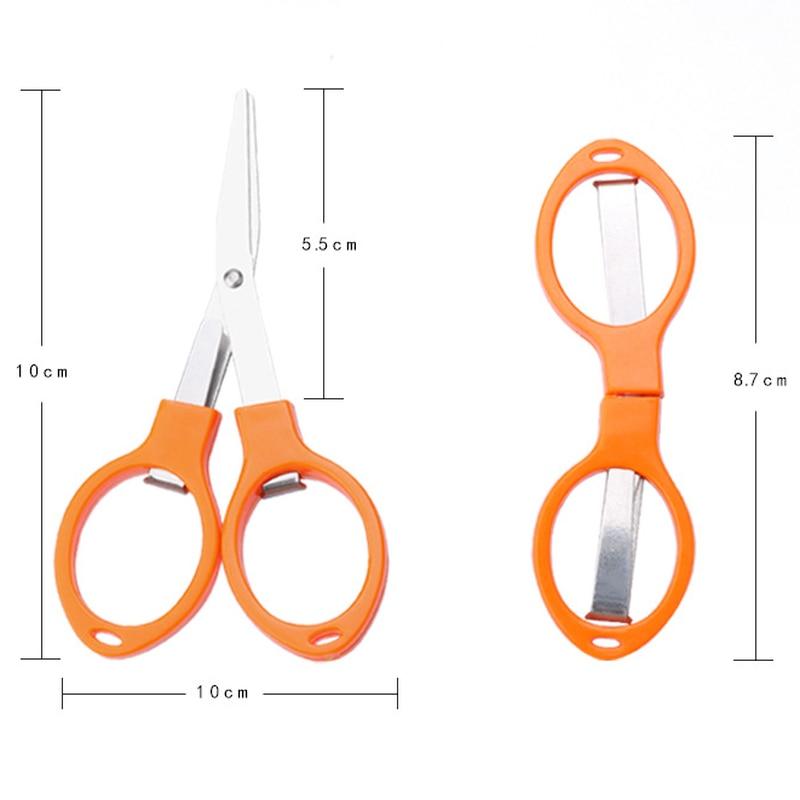 1pcs Cute Folding Scissor Creative Stationery Portable Manual Student Paper Scissors Paper Cutting Knife Classroom Learning Tools