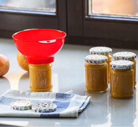 Plastic Kitchen Funnel for Preserves In Jars 145 Cm