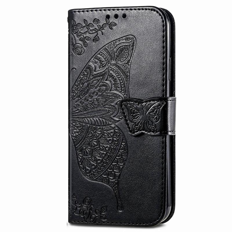 Hot Sell Wallet Phone Case with Stand for Galaxy M15 A15 A25 A35, for Samsung A14/A34/S24 Butterfly Printed Flip Case Pouch