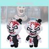 Terrifier 3 Plüsch-Clown-Puppe Weichspielzeug Entzückendes Schwarzes Stofftier Sammlerstück 25cm