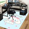Cinnamoroll Anime Cartoon Design Chair Mat Non-Slip Carpet for Office Home Decoration Living Room Bedroom Game Room Dormitory.E066