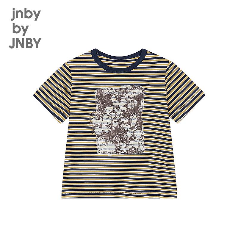JNBY Kids' Spring Unisex Cotton T-Shirt