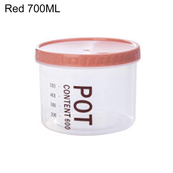 700/900 ml runder Lagertank, rutschfester Premium-Milchpulver-Lagertank