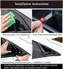 Side Air Vent Window Louver Cover For Honda Civic 2016-21 10th Hatchback Type R