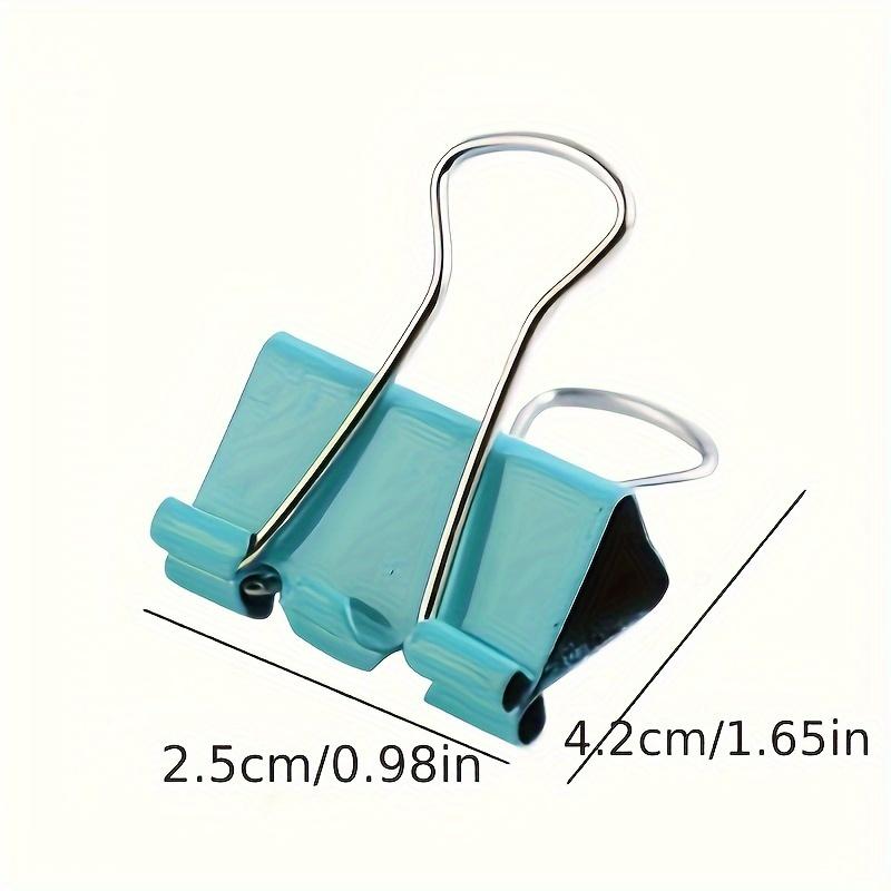 Colorful Long Tail Clips - 1 Box, Assorted Sizes for Office Organization, Paper & File Holding, Test Papers, and Drawing Boards