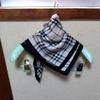 Used BURBERRY Nova Check Scarf Handkerchief