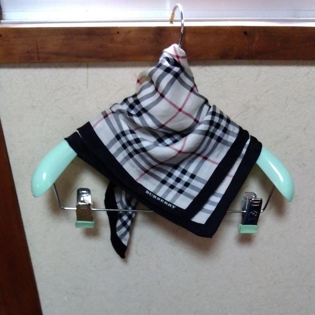 Used BURBERRY Nova Check Scarf Handkerchief