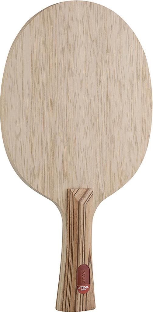 Stiga Table Tennis Shakehand Table Tennis Suitable for Offensive Pure FLA Natural Racket, J.T.T.A.A. (Japan Association) Approved, Players, (Round