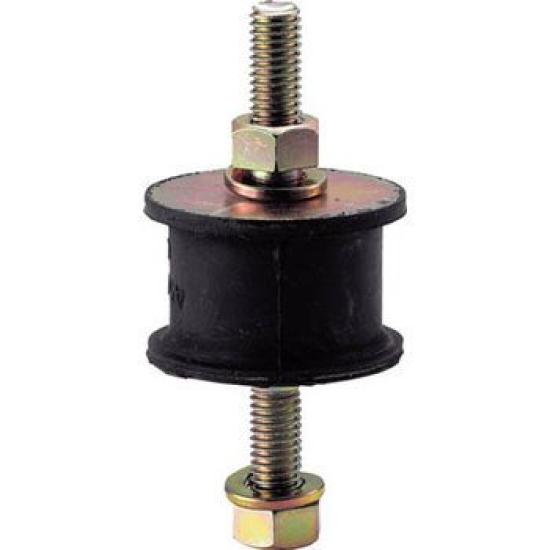 

TRUSCO Round Rubber Double Maximum Load 5200N Anti-Vibration Bolts, чёрный