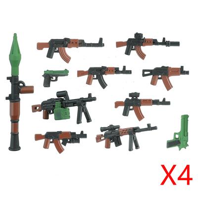 Militärwaffen Bausteine Moderne Spezialeinheiten Figuren Armee Soldat Stadtpolizei Mehrfarbig AK Zubehör Steine Spielzeug