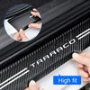 For Seat Tarraco  Auto Door Threshold Sill Protective Rear Trunk Bumper Guard Stickers Carbon Fiber Car Door Pedal Strips