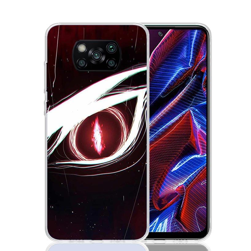 Scary Face Eyes Phone Case For Xiaomi Poco X7 X6 X5 Pro F7 Ultra Redmi 15C 15 13 13C 12 12C 10 10A 10C 9 9A 9C 9T Cover Poco X7