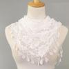 Fashionable Neckerchief Hollow Rose Scarf Lace Scarf