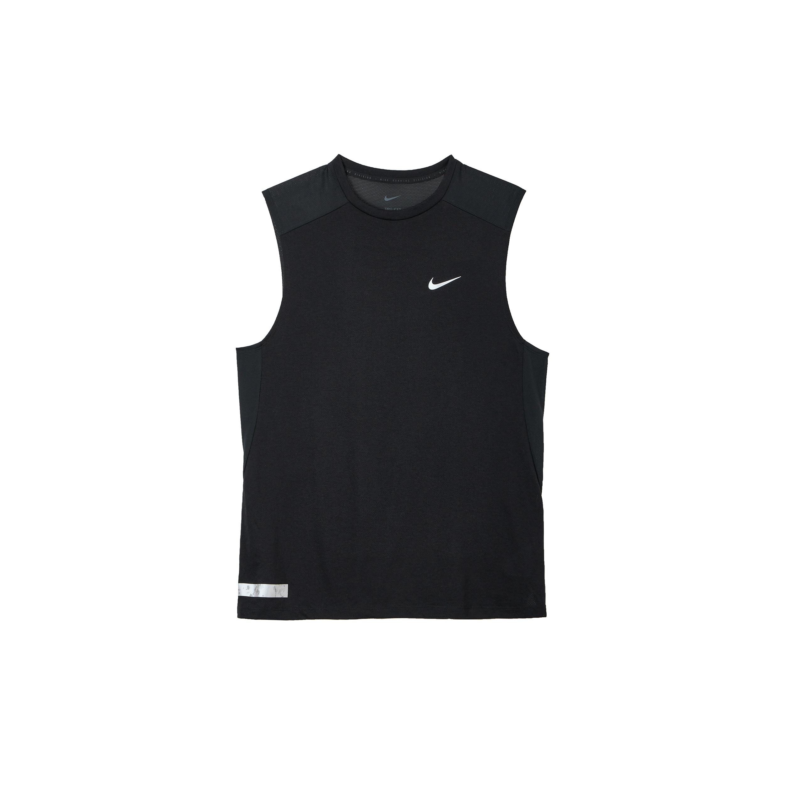 Nike Dri-fit Run Division Rise 365 Tank Asia Sizing Black Men s DX0852-010 S