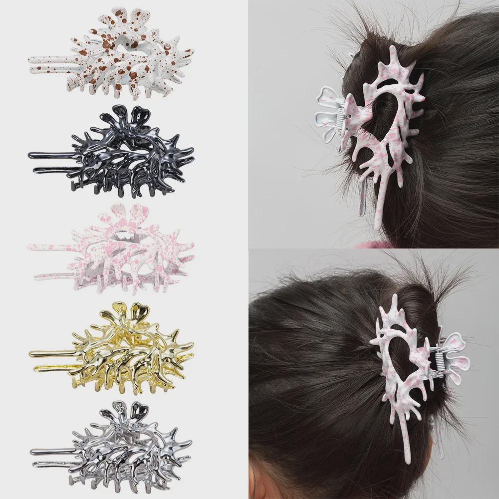Multicolor Conch Shark Hair Clip - High-End Back Hair Accessory Design