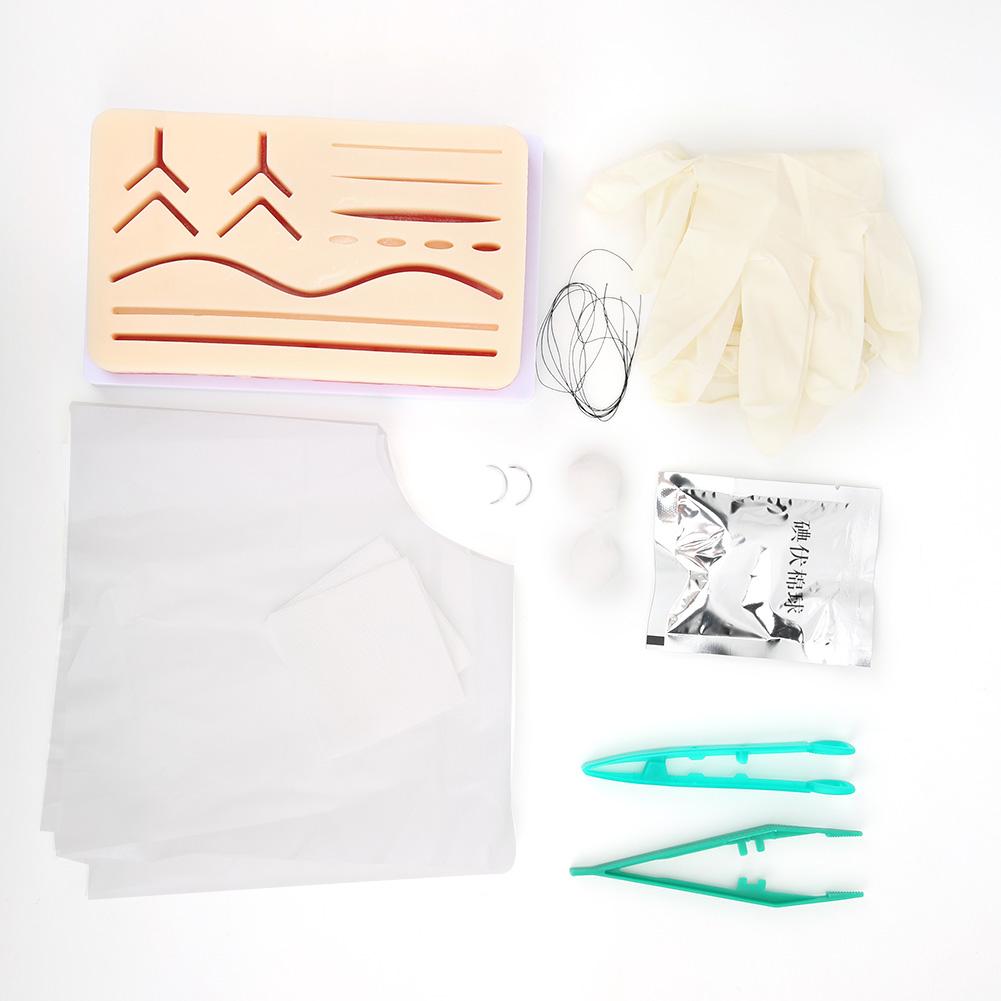 Simulation 3D Training Surgery Suture Medical Practice Silicone Pad Suture Module Teaching Aids