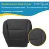 Priprilod Black Perforated Leather Driver Side Bottom Replacement Seat Cover Compatible with Lexus ES350 300h 2013 2014 2015 2016 2017 2018