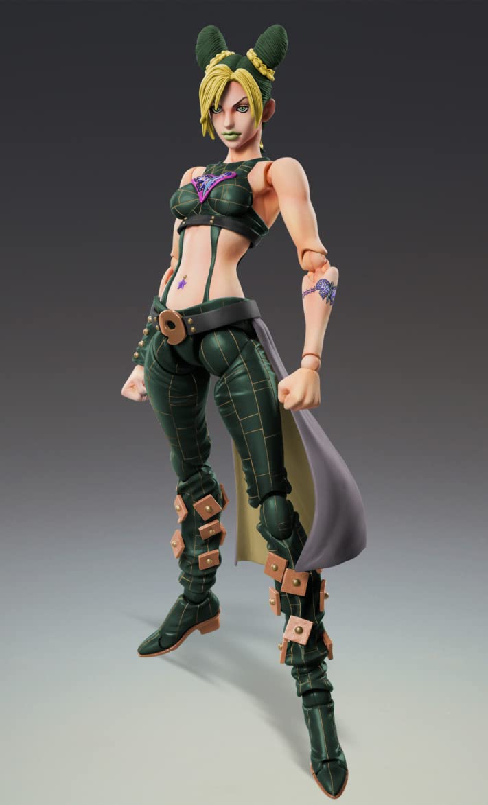 

Super Action Statue JoJo s Bizarre Adventure Part 6 Stone Ocean Джолин Куджо Третья ПВХ и АБС и Нейлон Раскрашенная Подвижная Фигурка
