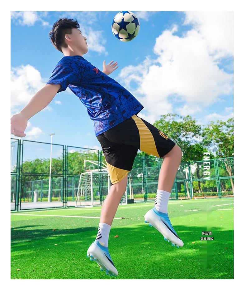 F50 World Cup Long Spikes Football Boots - Unisex Youth & Adult Artificial Grass Sports Shoes
