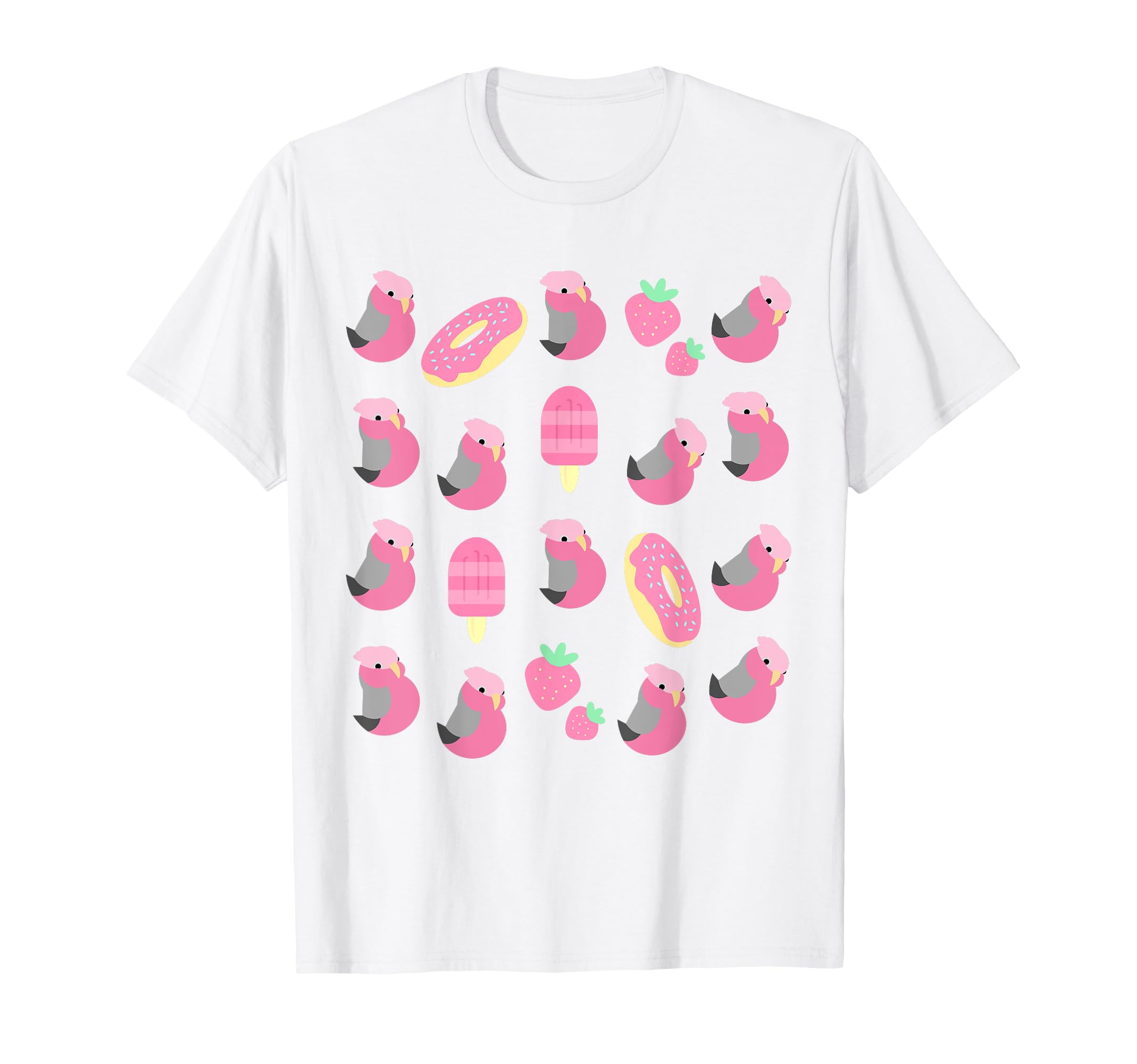 

Parrot Decoration Cute Barb Chubby Gala Rosacadu T-shirt белый