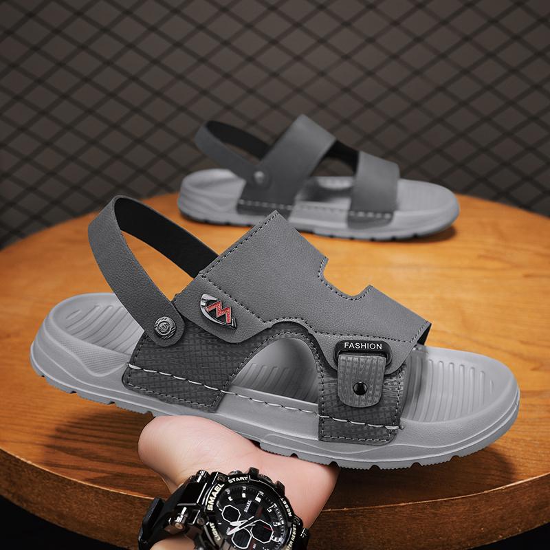 Fashion CYYTL Shoes Mens Slippers Casual Beach Summer Sandals Outdoor Slides Walking Comfort Leather Luxury Designer Lightweight Fashion