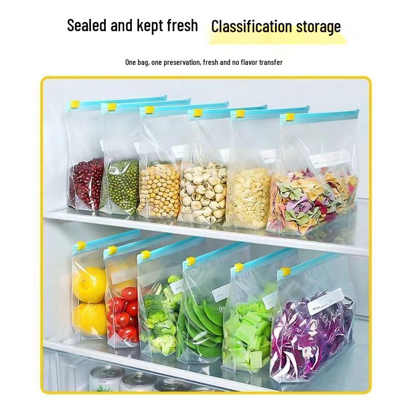 Home Food-Grade Zippered Storage Bags for Grains & Cereals