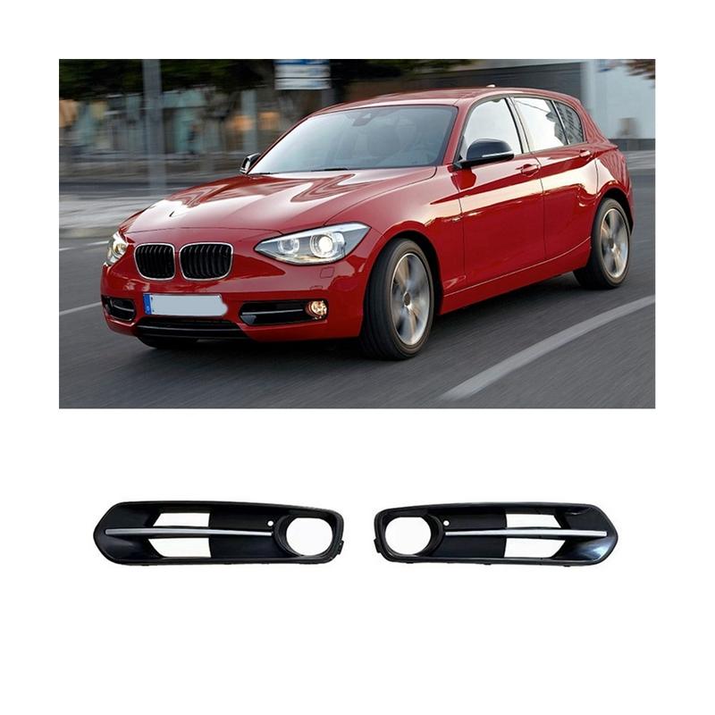 Front Fog Light Grille Cover 51117341613 51117341614 for BMW 1 Series F20 2010-2015 F21 2010-2015 Accessories