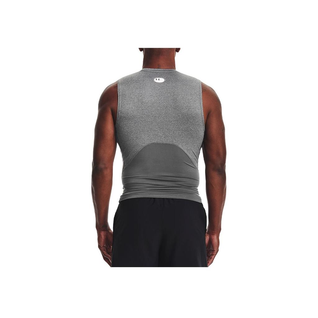 Under Armour Casual Sports Breathable Sleeveless Fitness Tank Top Men tops Gray 1361522-090