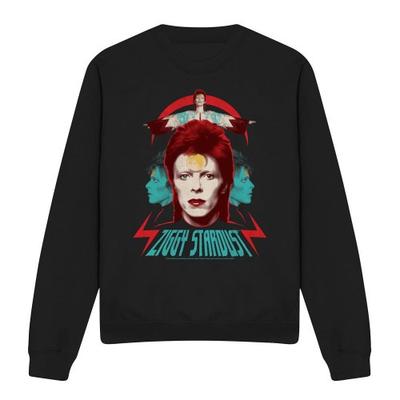 David Bowie Unisex Erwachsenen Ziggy Heads Sweatshirt